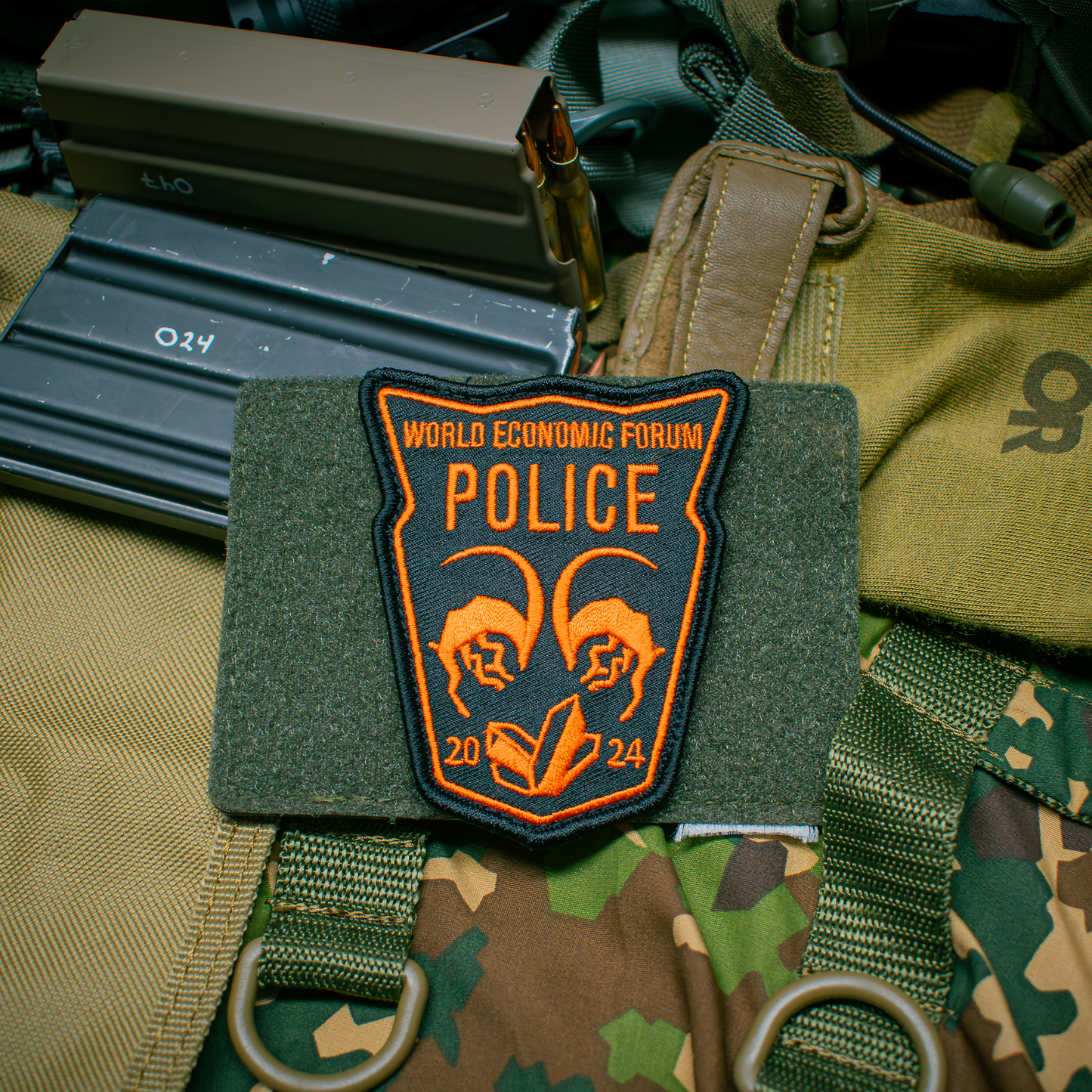 World Economic Forum Police Patch - WEF