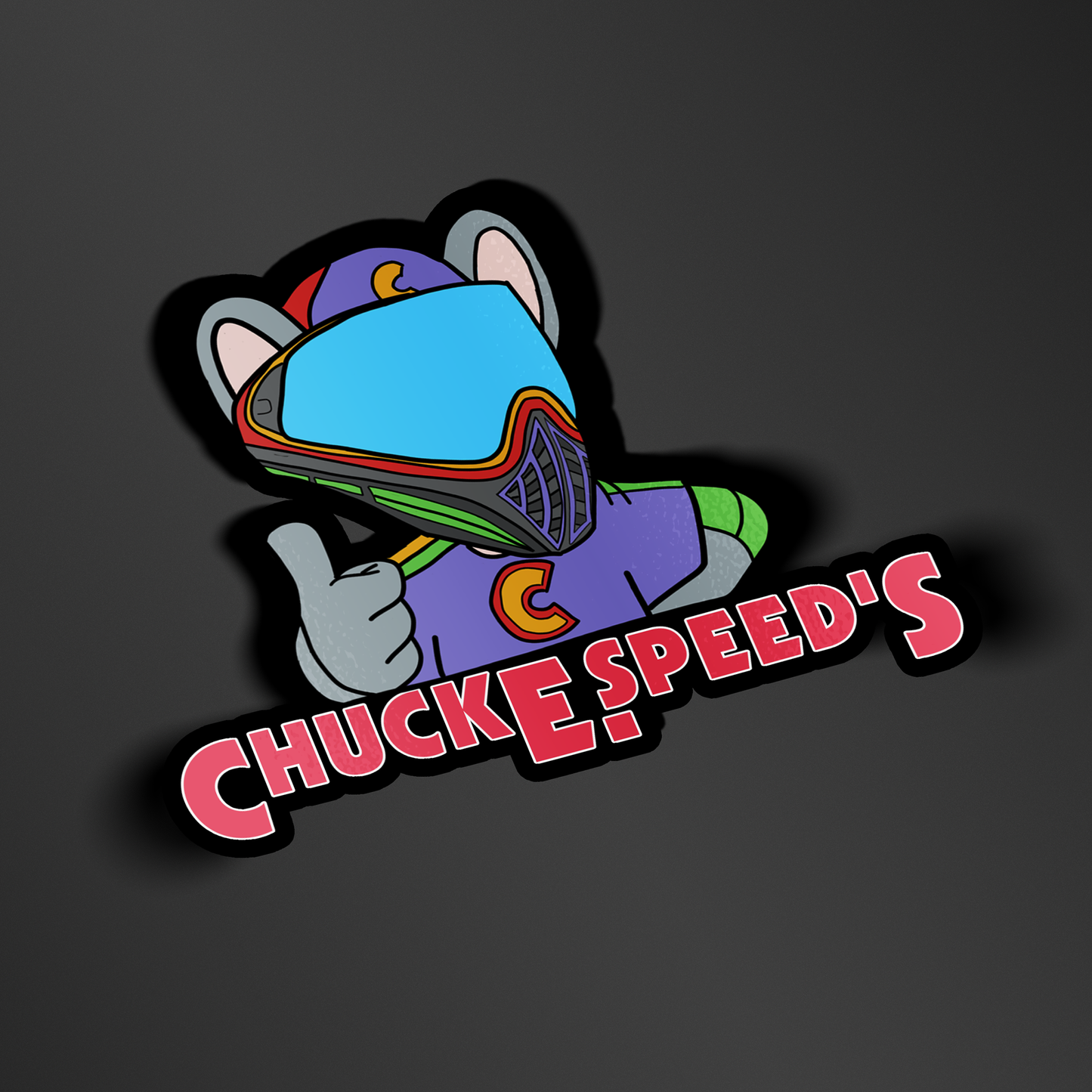 Chuck E Speed's Sticker
