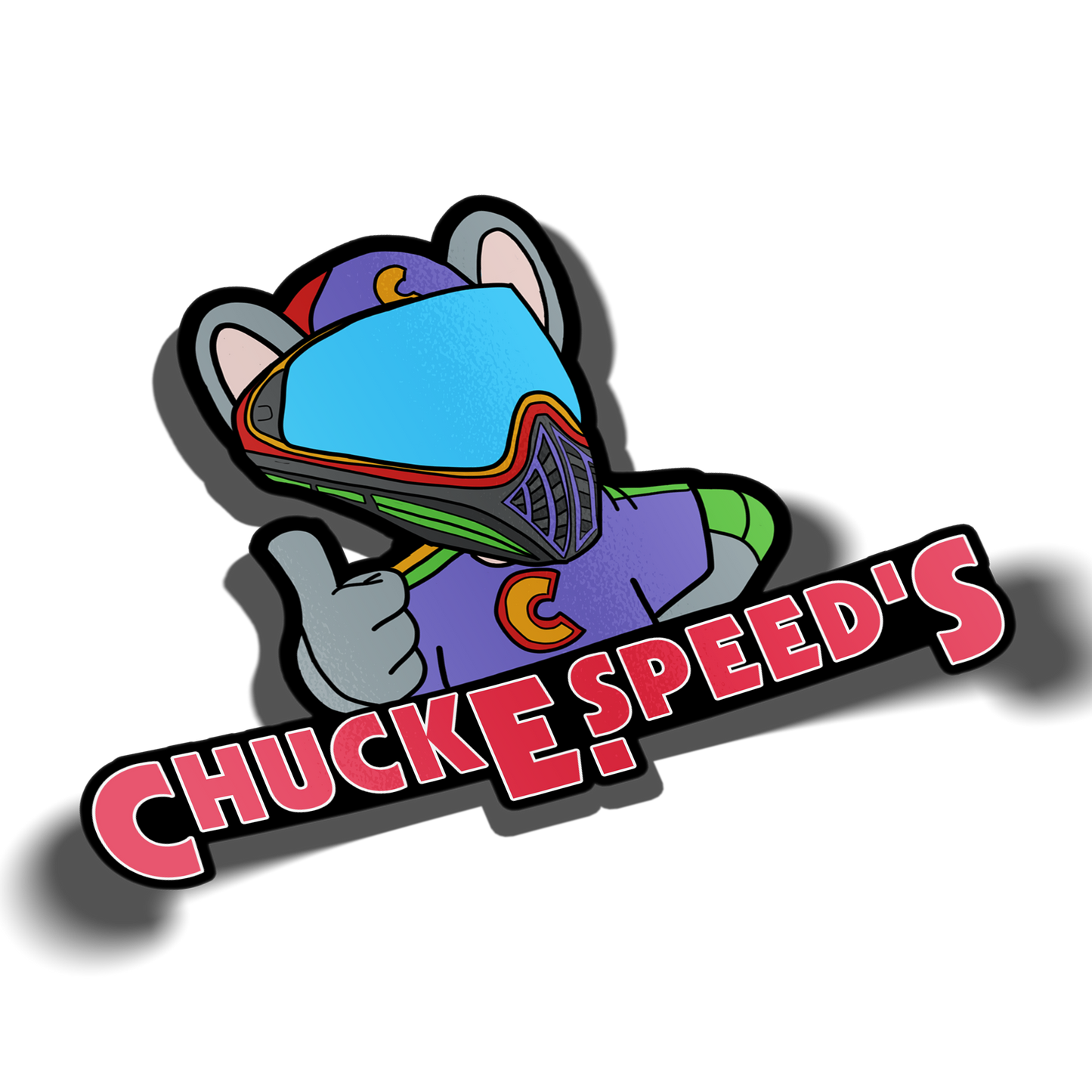 Chuck E Speed's Sticker